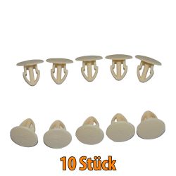 VW Bus T3 Clip fr Innenverkleidung beige - 10 Stck