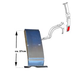 VW Bus T3 Reparaturblech fr B-Sule vorne links unten