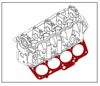 VW Bus T4 Zylinderkopfdichtung 1,9D 1X 1Y AAZ ABL 1-Loch