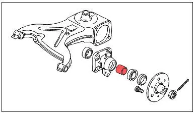 VW Bus T3 Radlagerh�lse auch Syncro 14" & 16"