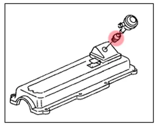 VW Bus T3 T4 Dichtung Kurbelgeh�useentl�ftung / Ventildeckel