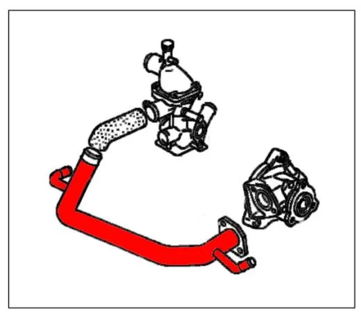 VW Bus T3 Wasserrohr aus Edelstahl alle WBX