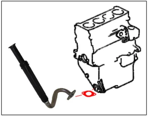 VW Bus T3 Dichtung f�r �leinf�llrohr Diesel