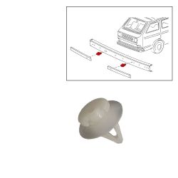 VW Bus T3 Befestigungs-Clip fr Stoprofil / Prallgummi