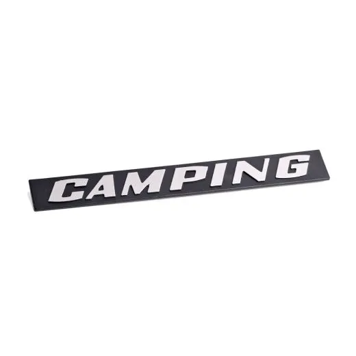 VW Bus T3 Schriftzug "Camping" hinten