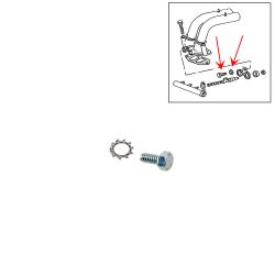 VW Bus T3 Schraube & Zahnscheibe fr Einspritzventil alle WBX