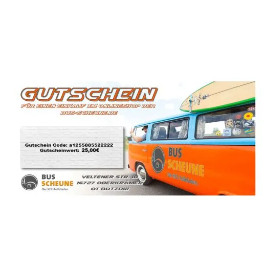 Einkaufsgutschein 25,00 Euro