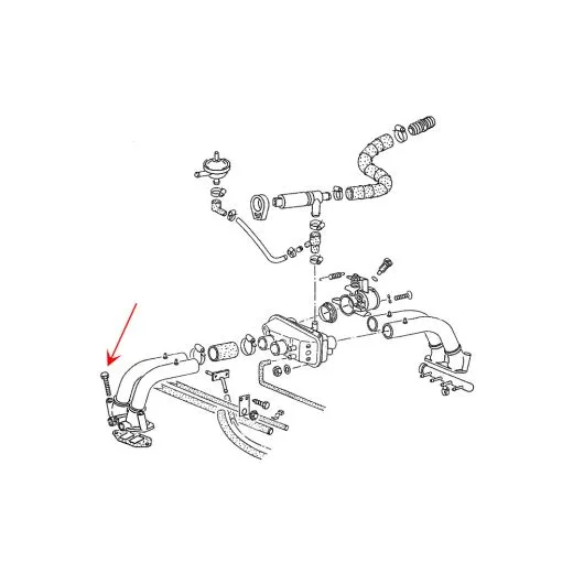 VW Bus T3 Schraube f�r �lpumpe Diesel & Saugrohr / LiMa WBX