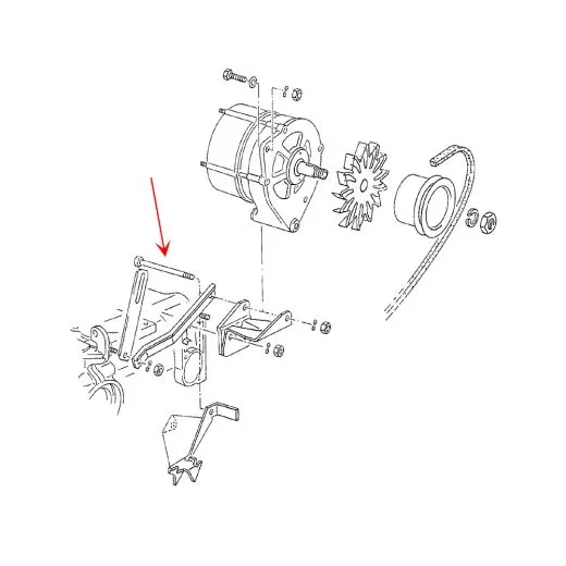 VW Bus T3 Schraube f�r �lpumpe Diesel & Saugrohr / LiMa WBX