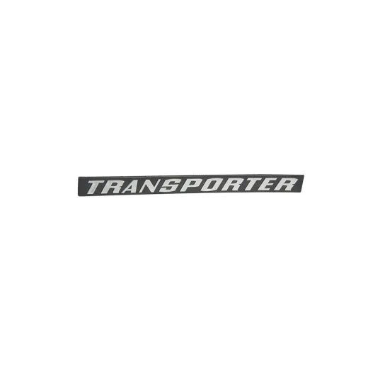 VW Bus T3 Schriftzug "Transporter" hinten bis '84