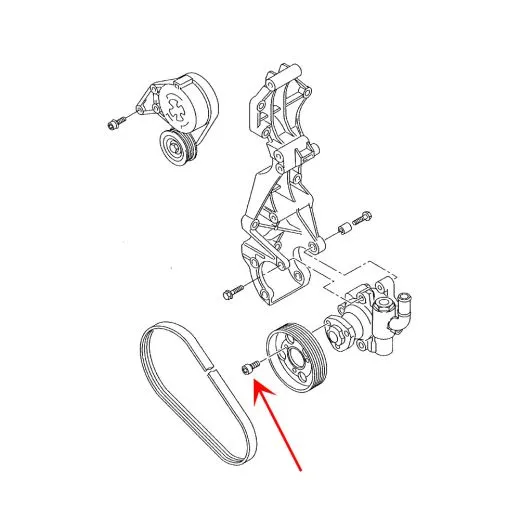 VW Bus T4 T5 Zylinderbundschraube fr Kupplung WaPu Kurbelwelle