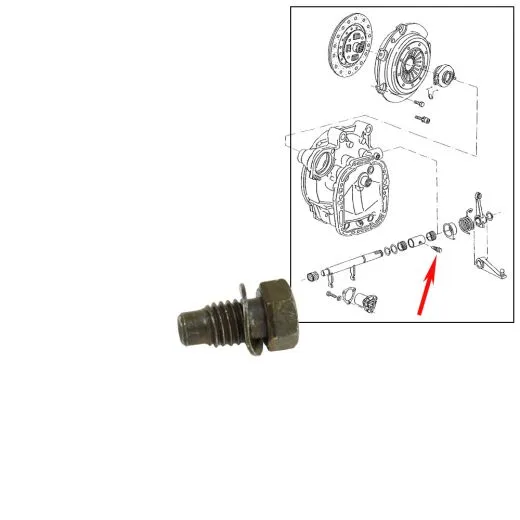 VW Bus T3 Sicherungsschraube fr Lagerbuchse links Ausrckwelle