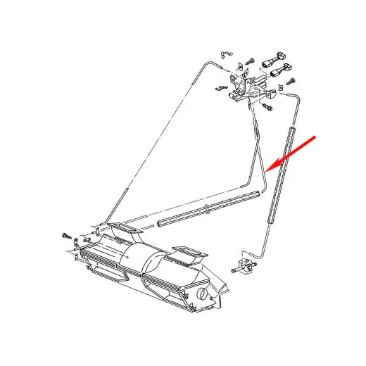 VW Bus T3 Heizungszug 1104 mm alle Modelle