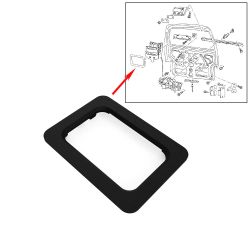 VW Bus T4 Blende fr Innenbettigung Heckklappe schwarz
