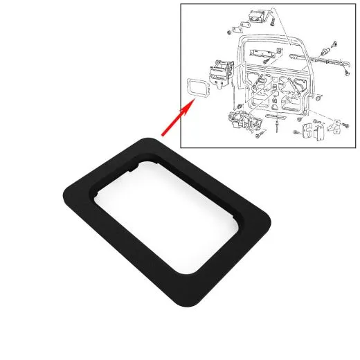 VW Bus T4 Blende fr Innenbettigung Heckklappe schwarz