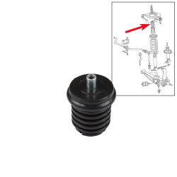 VW Bus T3 Zusatzfeder / Dmpferring Stodmpfer vorne 80 mm