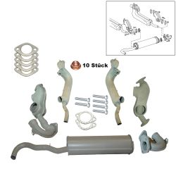 VW Bus T3 Auspuff-Set 1,6 LBX CT CZ