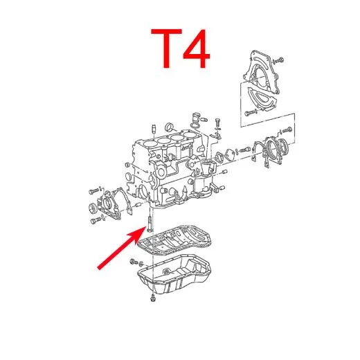 VW Bus T2 T3 T4 Lagerbockschraube Motorblock / Gaszug / Getriebe
