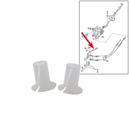 VW Bus T5 Lagerbuchse fr Umlenkhebel 6-Gang-Schaltgbetriebe - 2 Stck