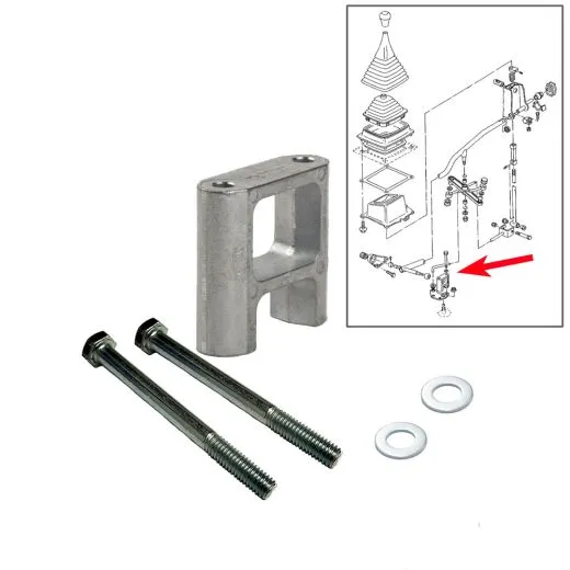 VW Bus T4 Gabelkopf mit Anbaumaterial fr Schaltgestnge nicht TDI