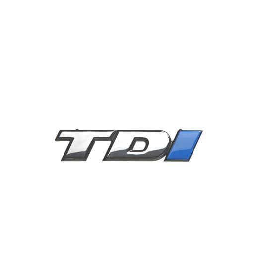 VW Bus T4 Schriftzug "TDI" fr den Khlergrill chrom / blau