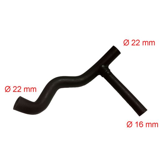 VW Bus T3 Wasserschlauch - Wasserpumpe zu Ausgleichsbehlter CS 01/81-07/82
