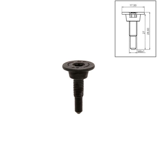 VW Bus T4 T5 Innensechsrund-Zylinderschraube (Torx) fr Stostange - 10 Stck