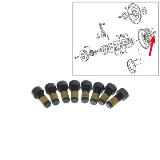 VW Bus T4 T5 T6 Schwungradschraube - 8 Stck 2,5 TDI ACV
