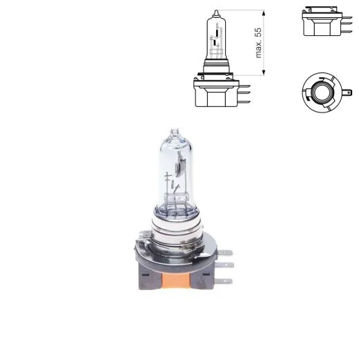 H15 Glühlampe, 12V, 15/55W, Sockelausf. PGJ23t-1