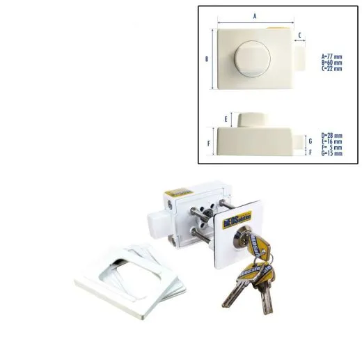 HeoSafe Zusatzschloß für Aufbautüren am Wohnmobil usw.