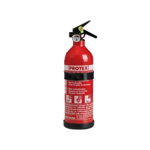 Pulverfeuerlöscher mit Manometer 1 kg von Protex PS1-X vertr. durch Gloria