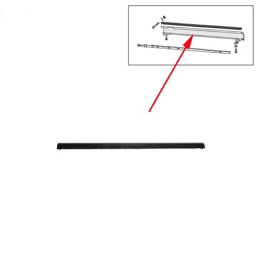 VW Bus T2 T2b Abdeckleiste Laufscheine links Schiebetür