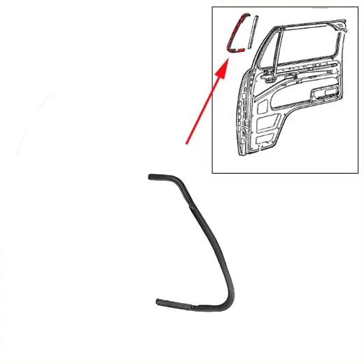 VW Bus T2 T2b Dreiecksfensterdichtung rechts '68-'79
