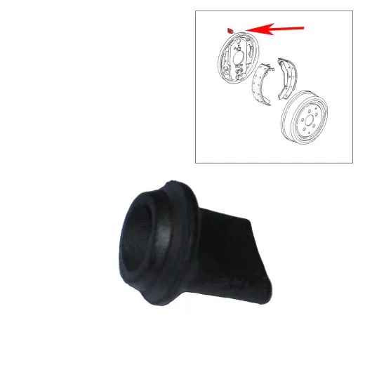 VW Bus T2 T3 Gummistopfen für Nachstellöffnung im Bremsträgerblech