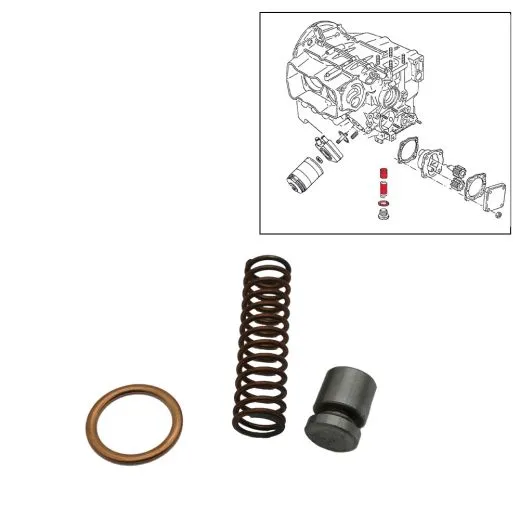 VW Bus T2 T3 Reparatursatz für Öldruckregelkolben 16,5 x 22 Übergröße