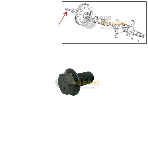 VW Bus T2 T3 Schwungradschraube 1,7-2,0 LBX