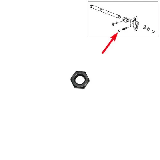 VW Bus T2 T3 Sechskantmutter / Einstellmutter für Ventilspiel M9 x1