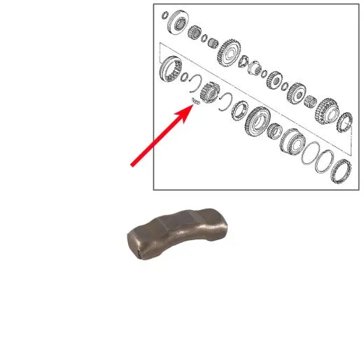 VW Bus T2 T3 Sperrstück im Schaltgetriebe