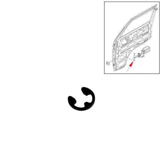 VW Bus T2 T3 Splint / Sicherungsscheibe für Bolzen Türfangband / Türfeststeller