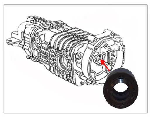 VW Bus T2 T3 Wellendichtring für Getriebe Eingang