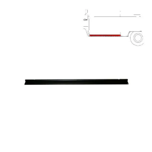 VW Bus T2b Reparaturblech Längsblech links außen kurz