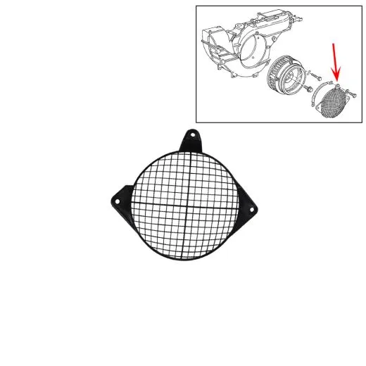 VW Bus T2b T3 Schutzgitter für Motorgebläse