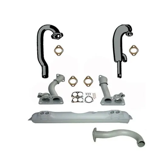VW Bus T3 1,9 Auspuff Endtopf Endschalldämpfer Set