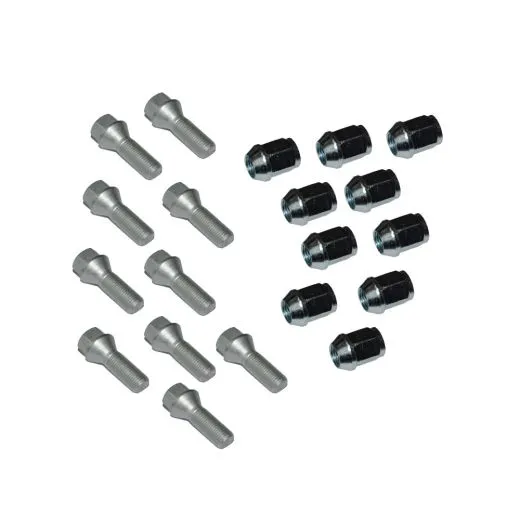 VW Bus T3 - 10 Radmuttern & 10 Radbolzen kegelbund für Alu-Felge