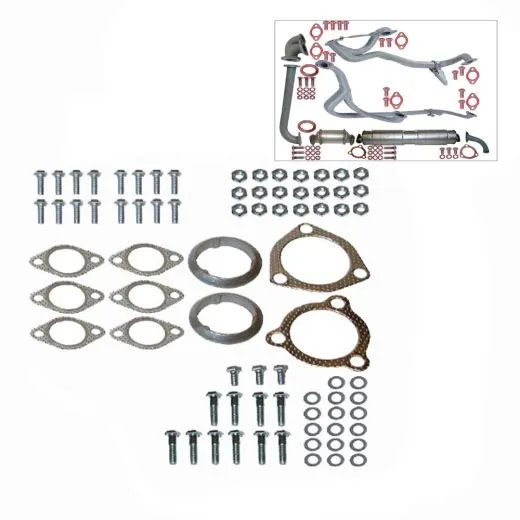 VW Bus T3 Auspuff Montagesatz komplett für alle WBX
