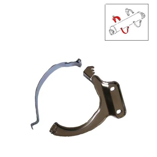VW Bus T3 Auspuffhalter für Endtopf links WBX