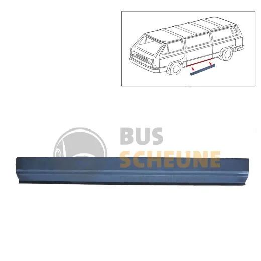 VW Bus T3 Außenblech-Unterteil / Schweller Mitte links