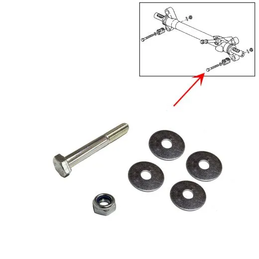 VW Bus T3 Befestigungsschraube mit Mutter für Servolenkgetriebe