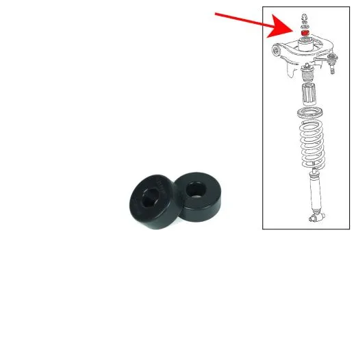 VW Bus T3 Dämpfungsring für Stoßdämpfer oben 2 Stück Powerflex