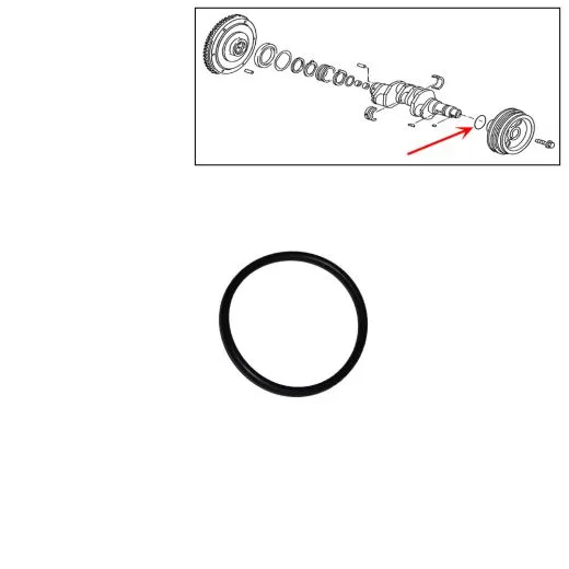 VW Bus T3 Dichtring für Kurbelwelle / Keilriemenscheibe WBX